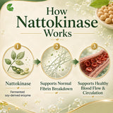 Clenoriko ingredientes de natto fermentado, origen vegetal claro
