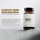 CLENVIA etiqueta nutricional ampliada, detalle de dosis y pruebas de terceras partes