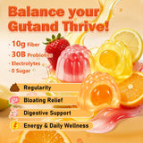 CleverasHealth textura de gomitas cerca para apreciar color y consistencia agradable