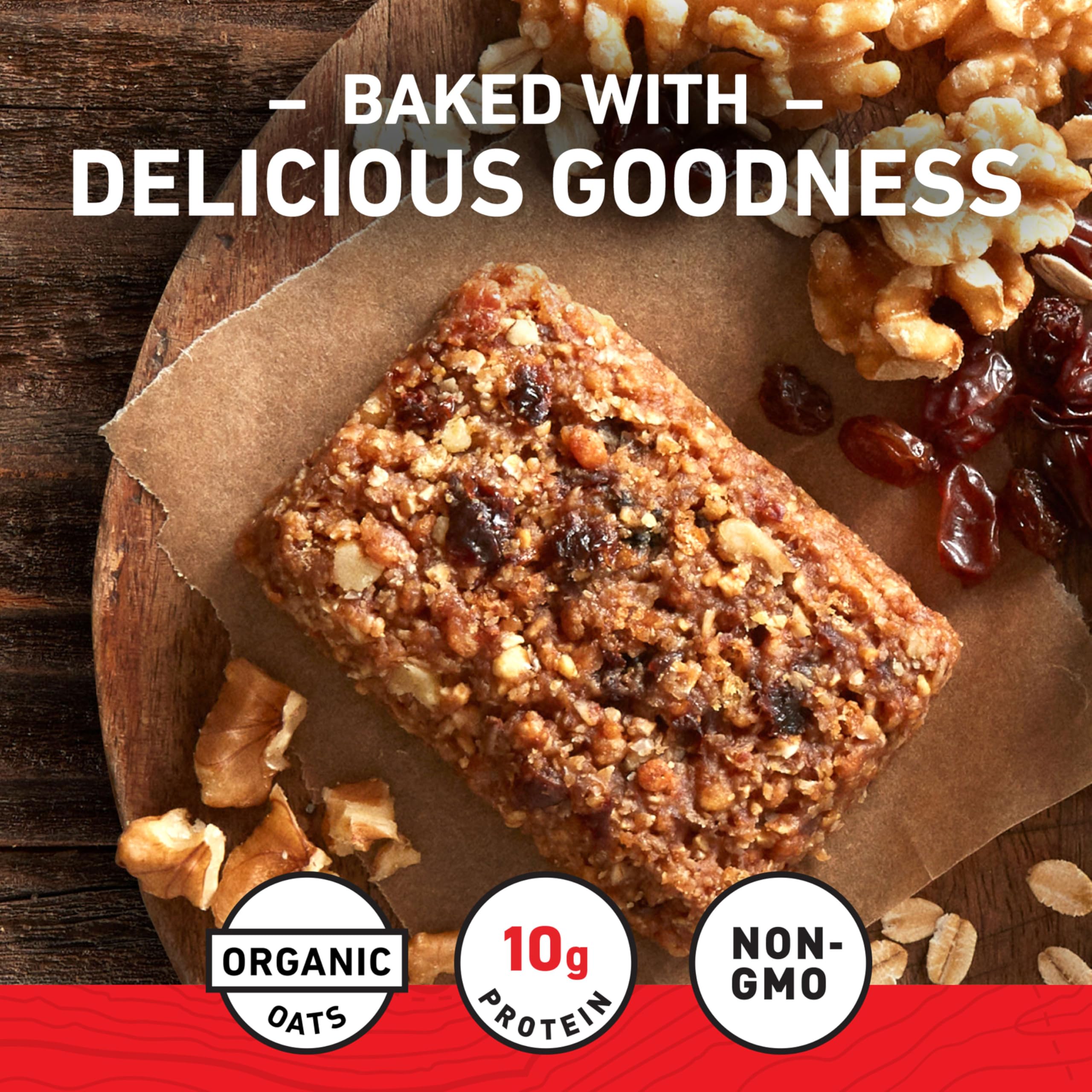 CLIF Bar ingredientes clave avena orgánica pasas y nueces saludables