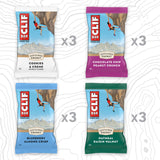 CLIF Bar corte transversal mostrando textura y avena orgánica beneficiosa