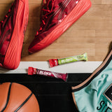 CLIF Bar comparación de tamaño fresa para control de porciones