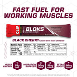 Clif Bloks consumiéndose en carrera para mantener ritmo y foco