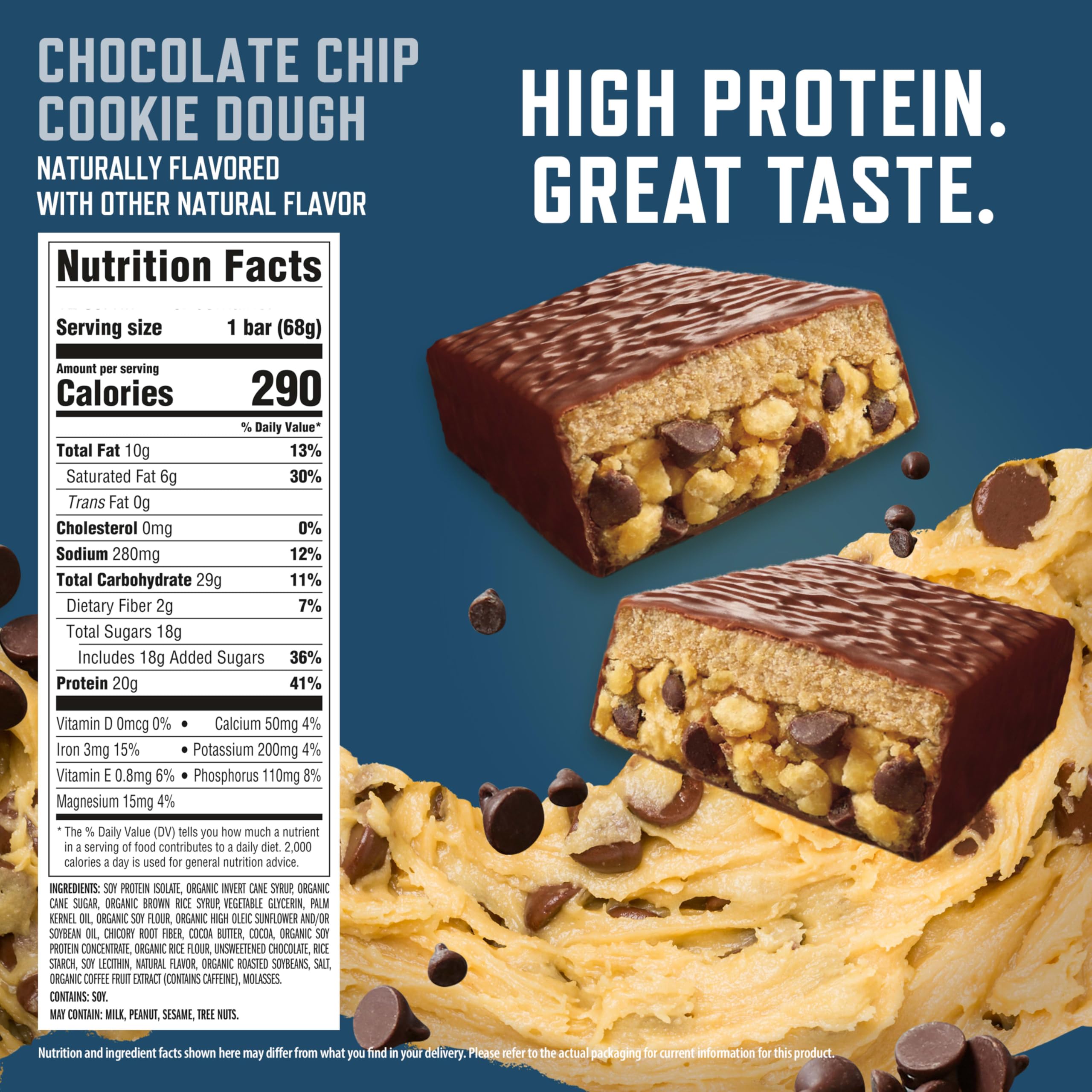 CLIF BUILDER'S barra sin envoltura lista para comer, conveniente y portátil