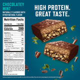 CLIF BUILDER'S barrita sin empaque mostrando interior y proteína vegetal