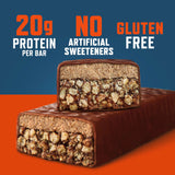 CLIF BUILDERS detalle de etiqueta con ingredientes clave y certificaciones