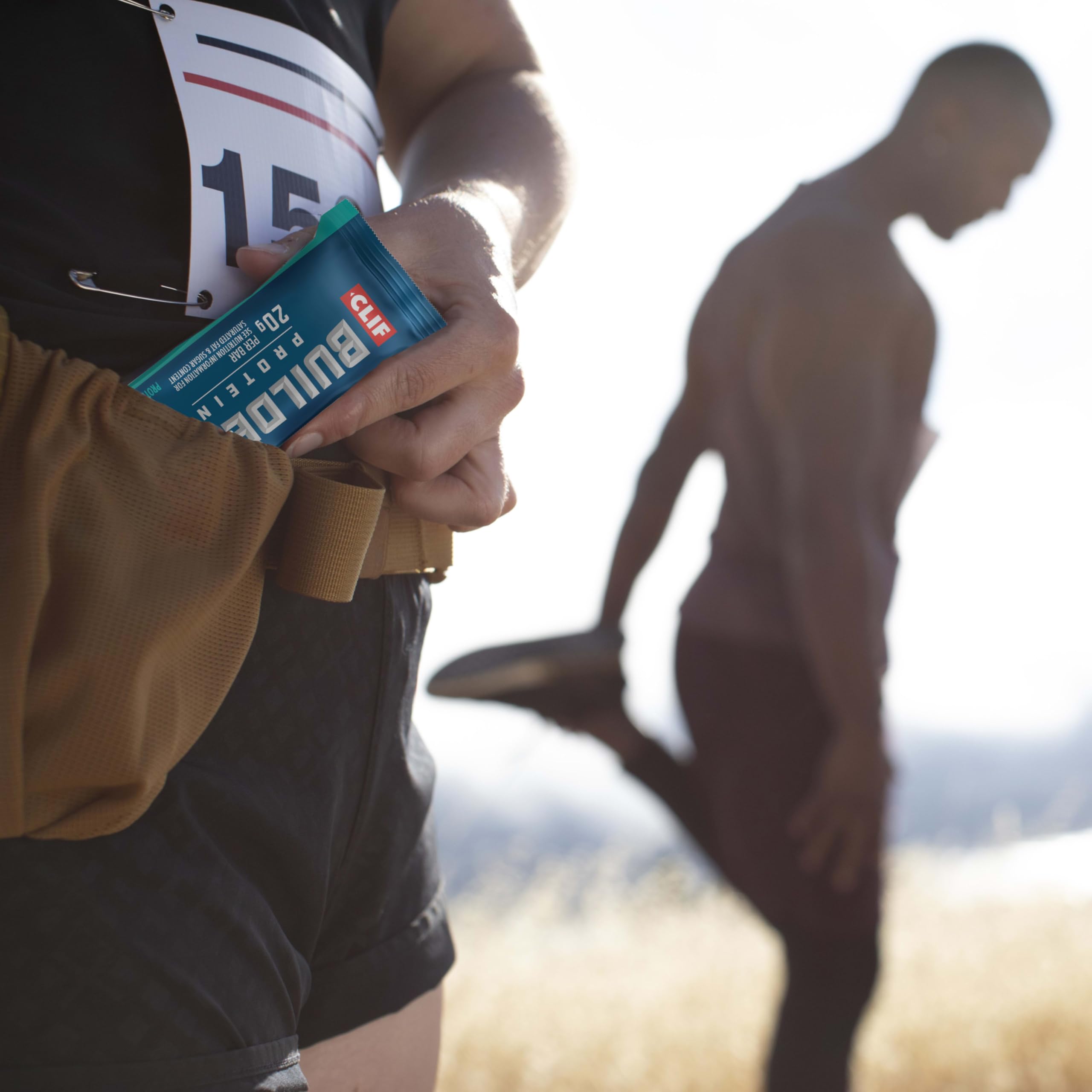 CLIF BUILDER'S etiqueta Non-GMO y Gluten-Free para confianza del consumidor
