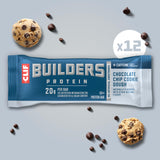 CLIF BUILDER'S corte de barra mostrando textura y mezcla crujiente