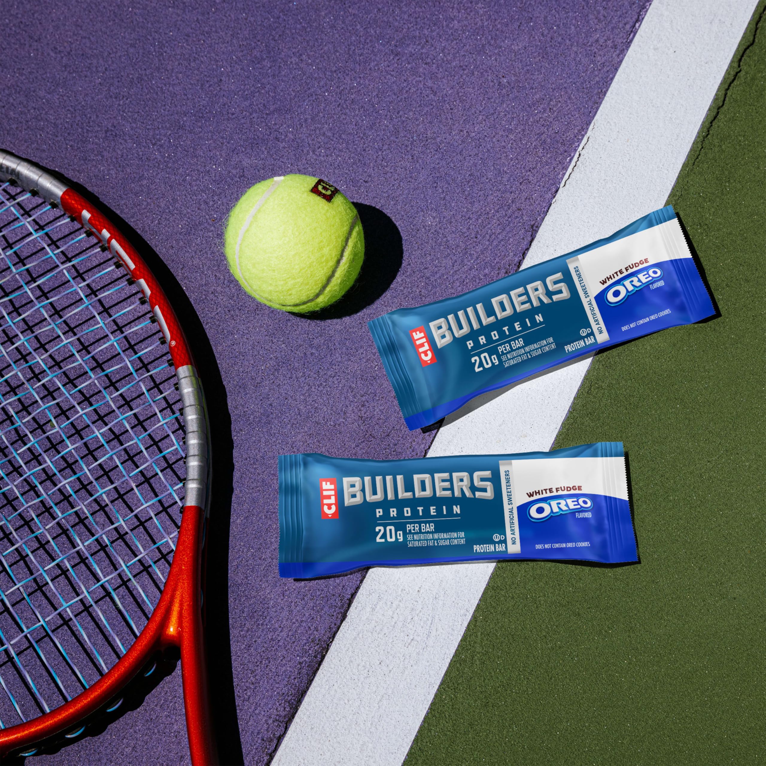 Clif Builders Bar etiqueta nutricional e ingredientes legibles para el consumidor