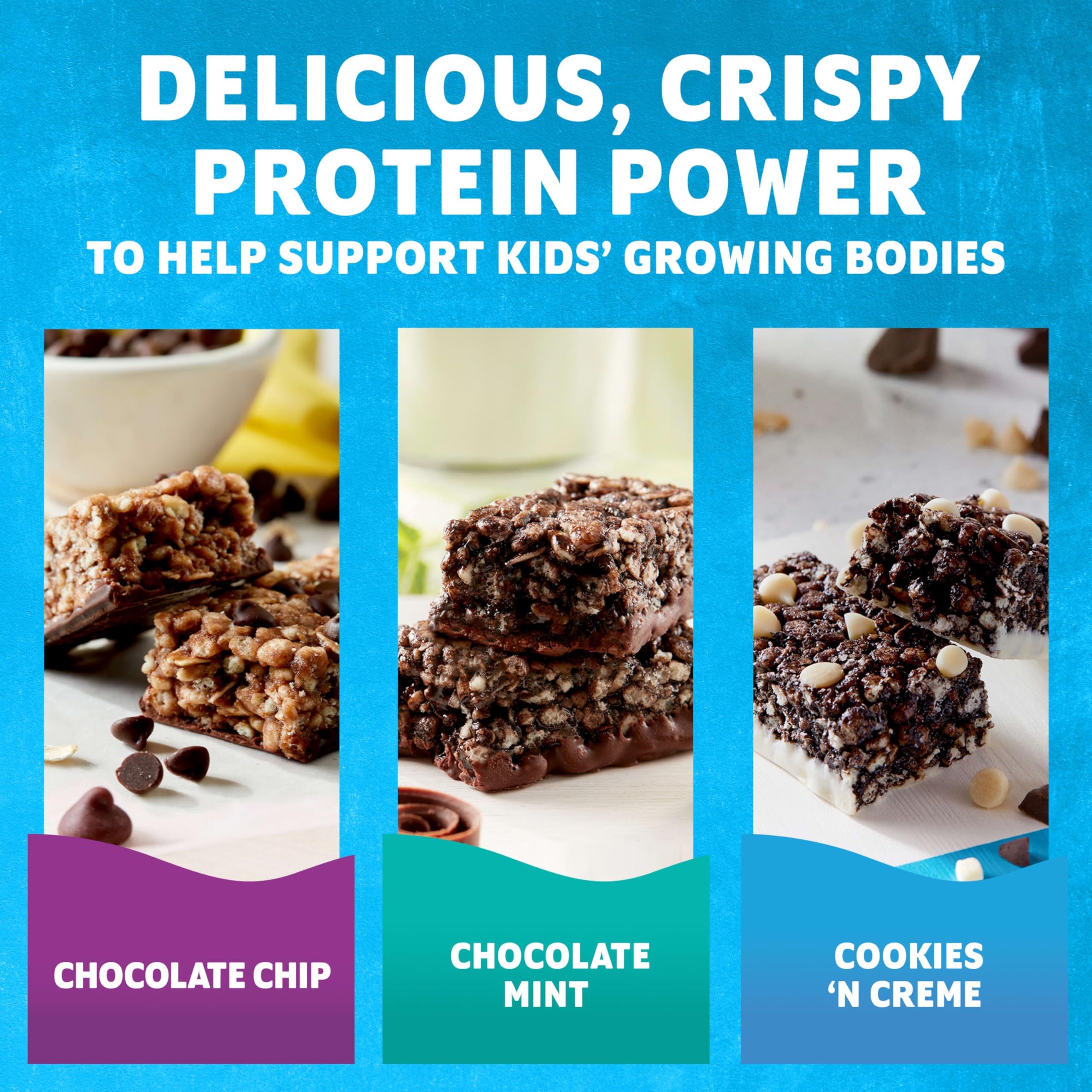 Clif Kid Zbar tres sabores alineados para elegir según preferencia