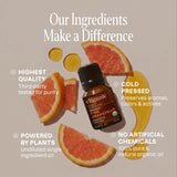 Cliganic etiqueta certificada USDA Organic y Non-GMO destacando ingredientes puros