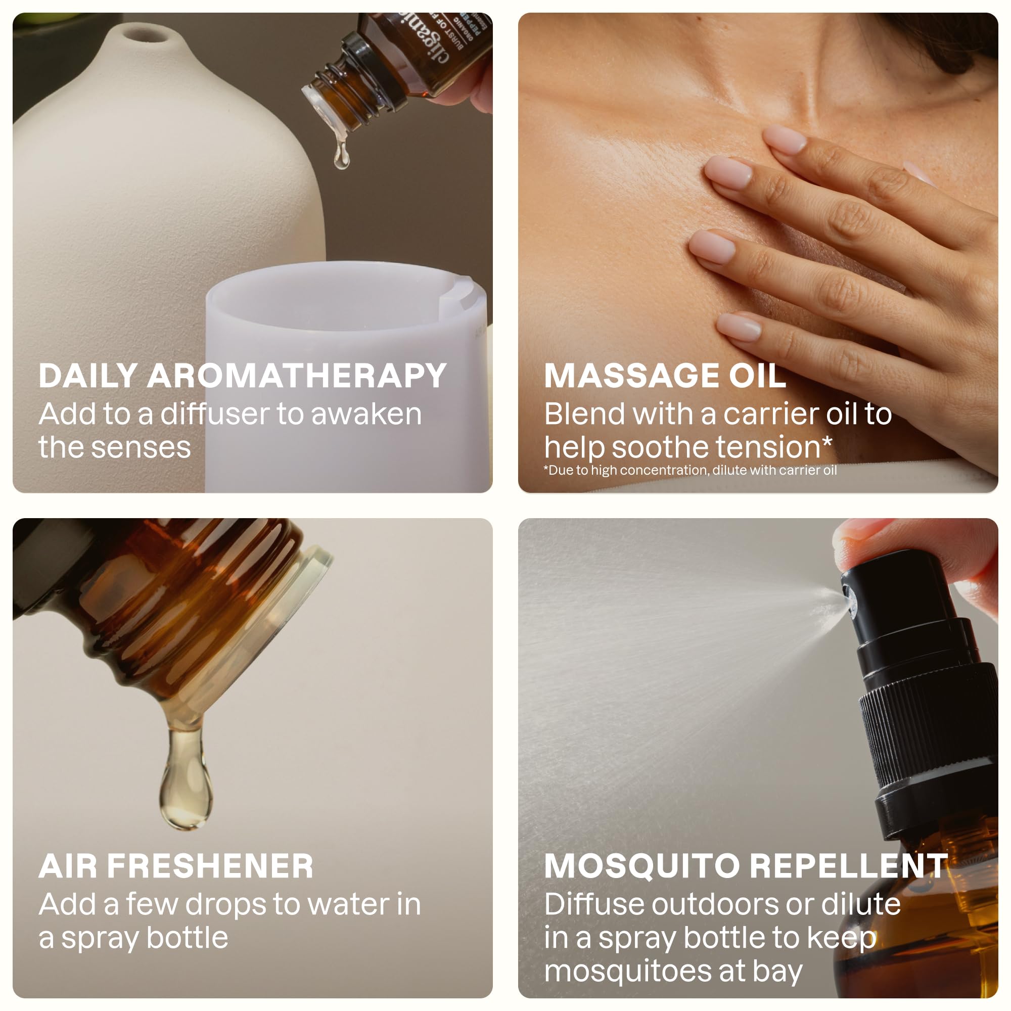 Cliganic usado en difusor creando ambiente aromático agradable