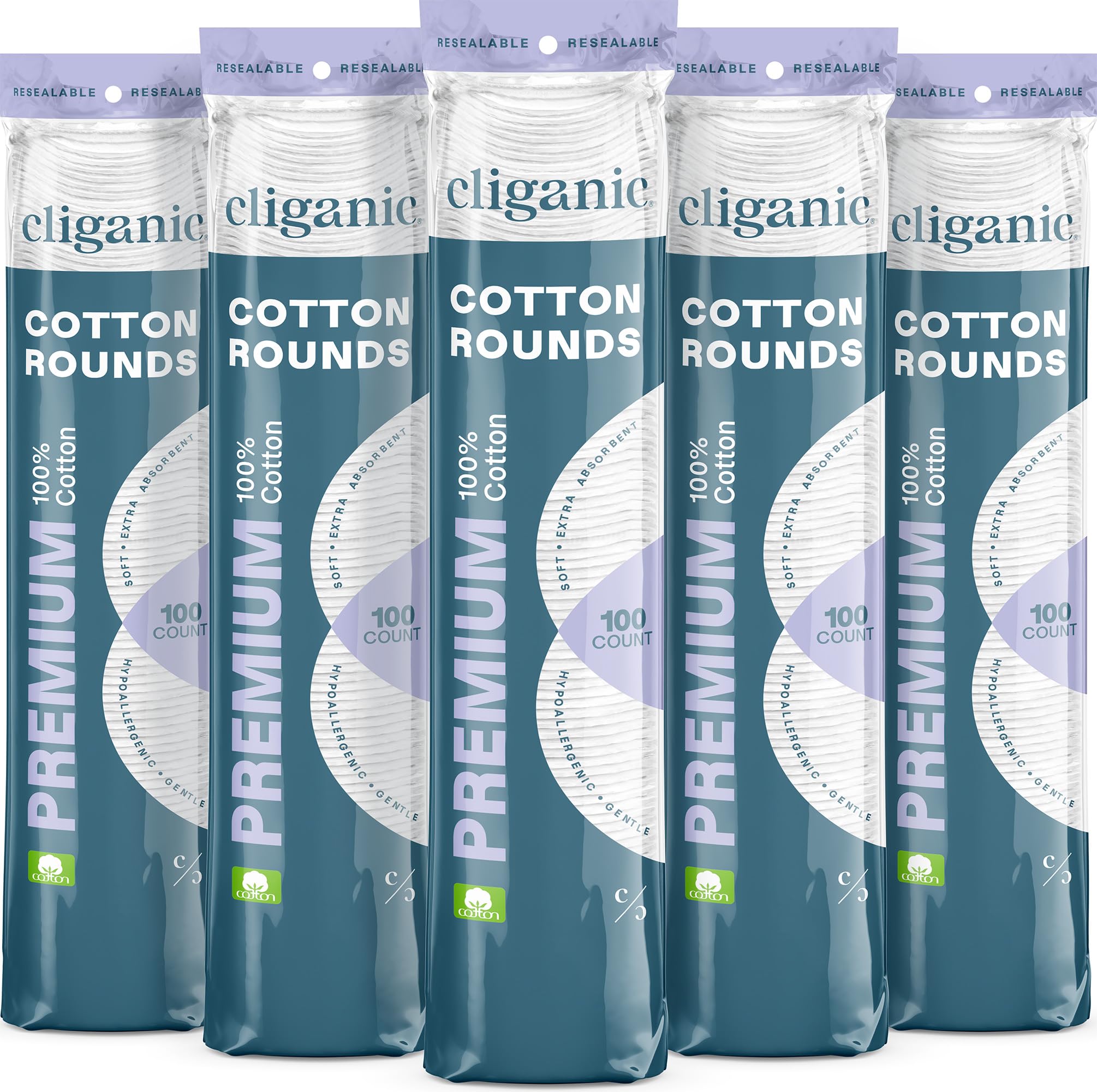 Cliganic empaque frontal mostrando 500 discos y practicidad