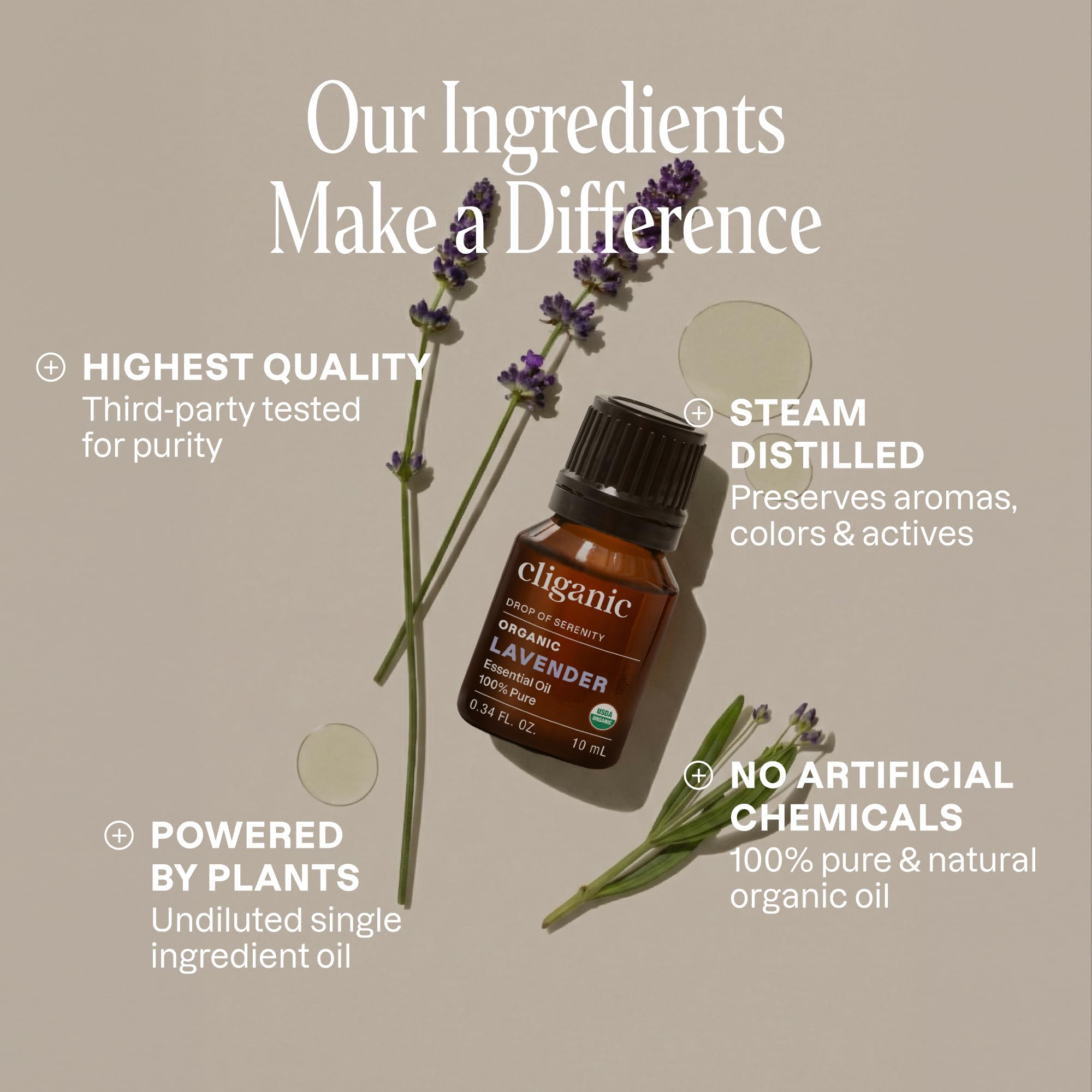 Cliganic gotero vertiendo aceite, ideal para dosificación precisa