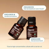 Cliganic etiqueta certificada USDA y Non-GMO visible y clara