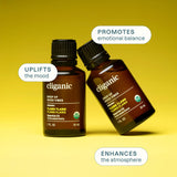 Cliganic aceite Ylang Ylang color y textura, evidencia de pureza