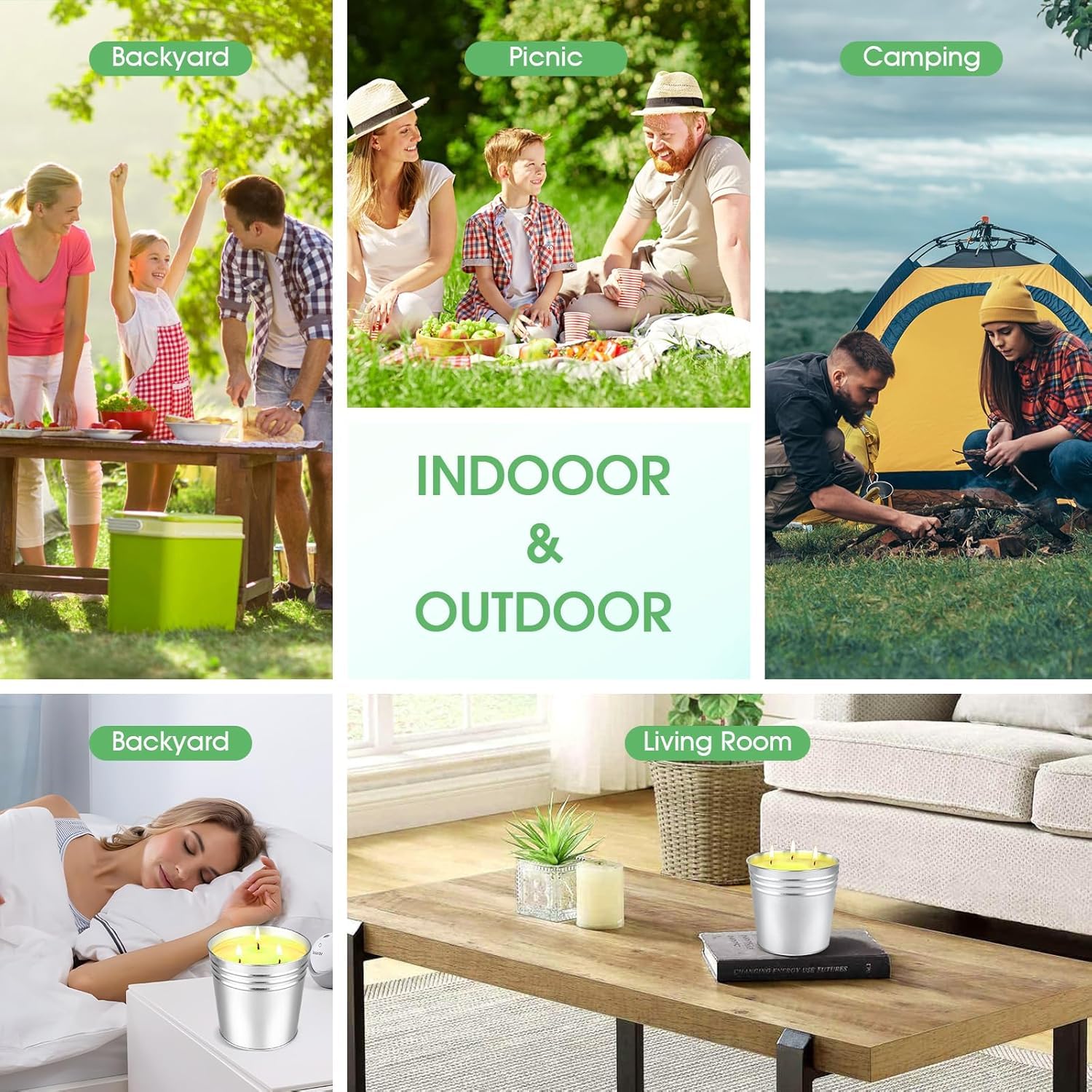 CLTNIKET etiqueta con ingredientes naturales y aceite de citronela