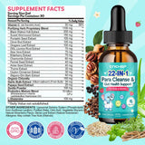 CNCHEF primer plano de etiqueta con lista de ingredientes y certificación cGMP