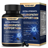 CNCHEF envase frontal mostrando suplemento neuropathy support y beneficios diarios