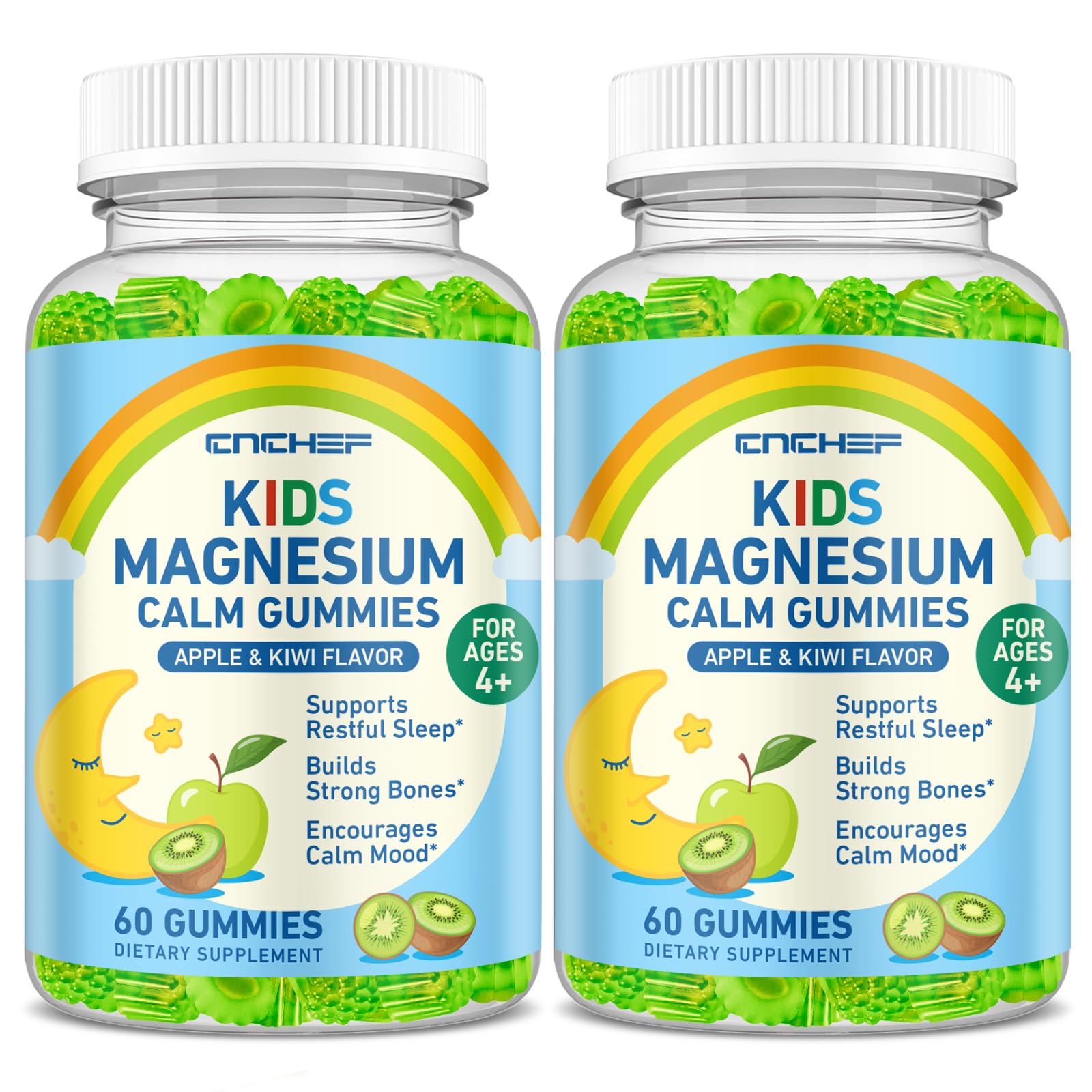 CNCHEF paquete frontal mostrando gomitas y beneficios visibles