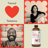 Complete Natural Products mezcla del líquido en agua para consumo fácil