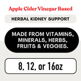 Etiqueta de CNP Kidney Complete con ingredientes listados y certificaciones visibles