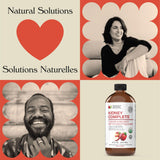Complete Natural Products mezcla de Kidney Complete en vaso lista para beber