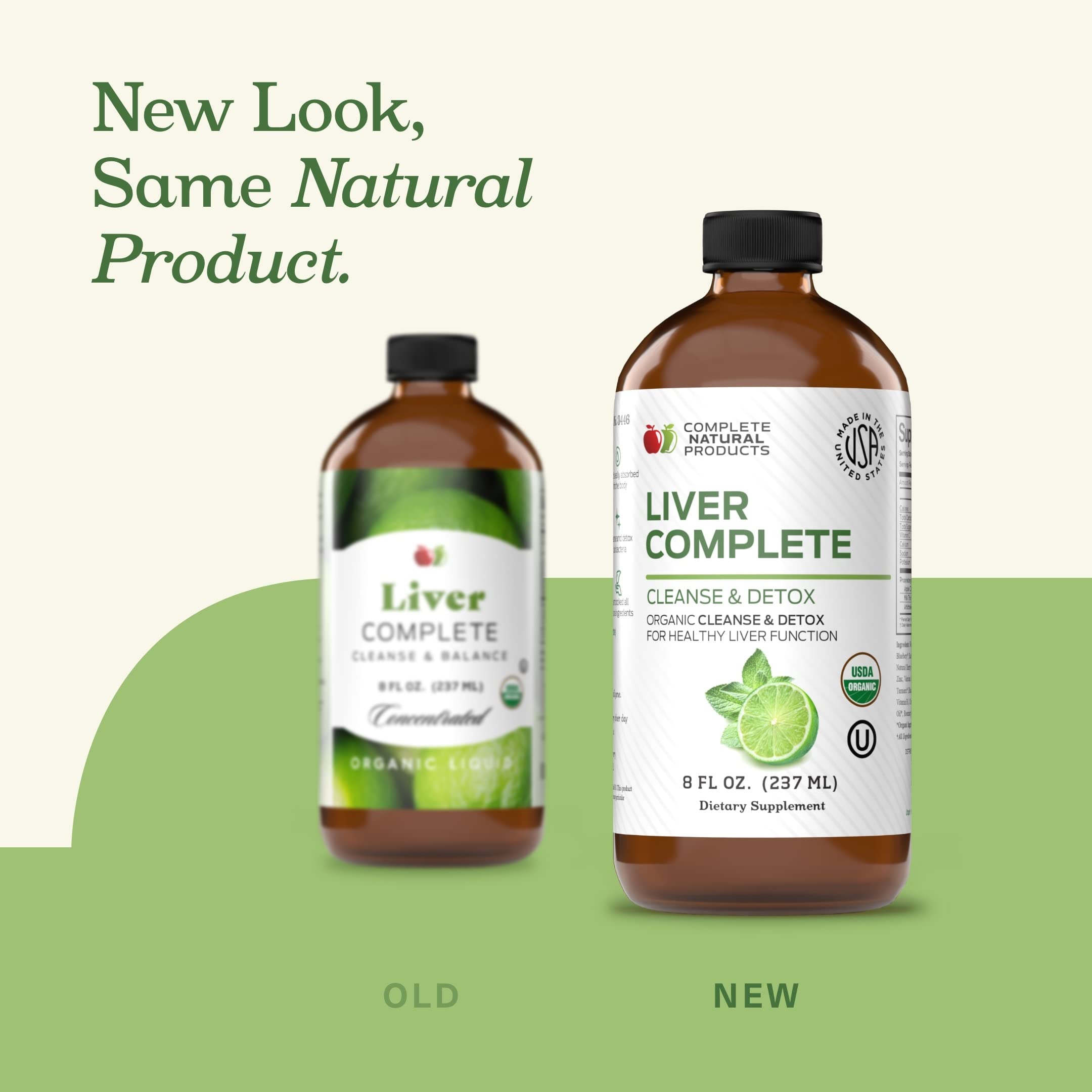 Complete Natural Products dosificador midiendo dosis precisa para uso fácil