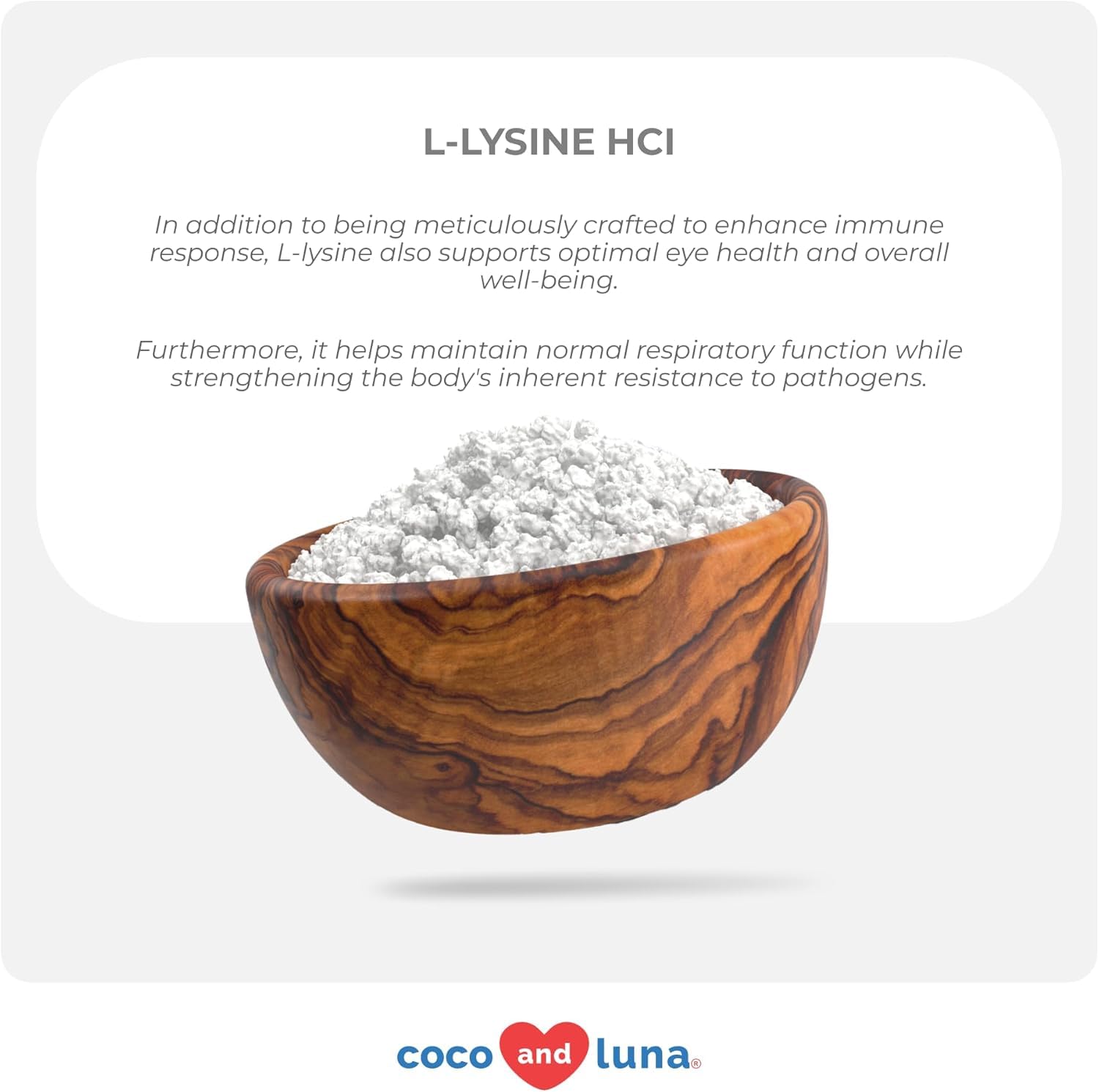 Coco and Luna envase en mano para comparar tamaño y controlar dosis