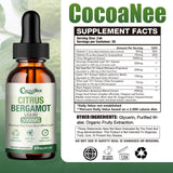CocoaNee primer plano de la etiqueta con lista de ingredientes visible