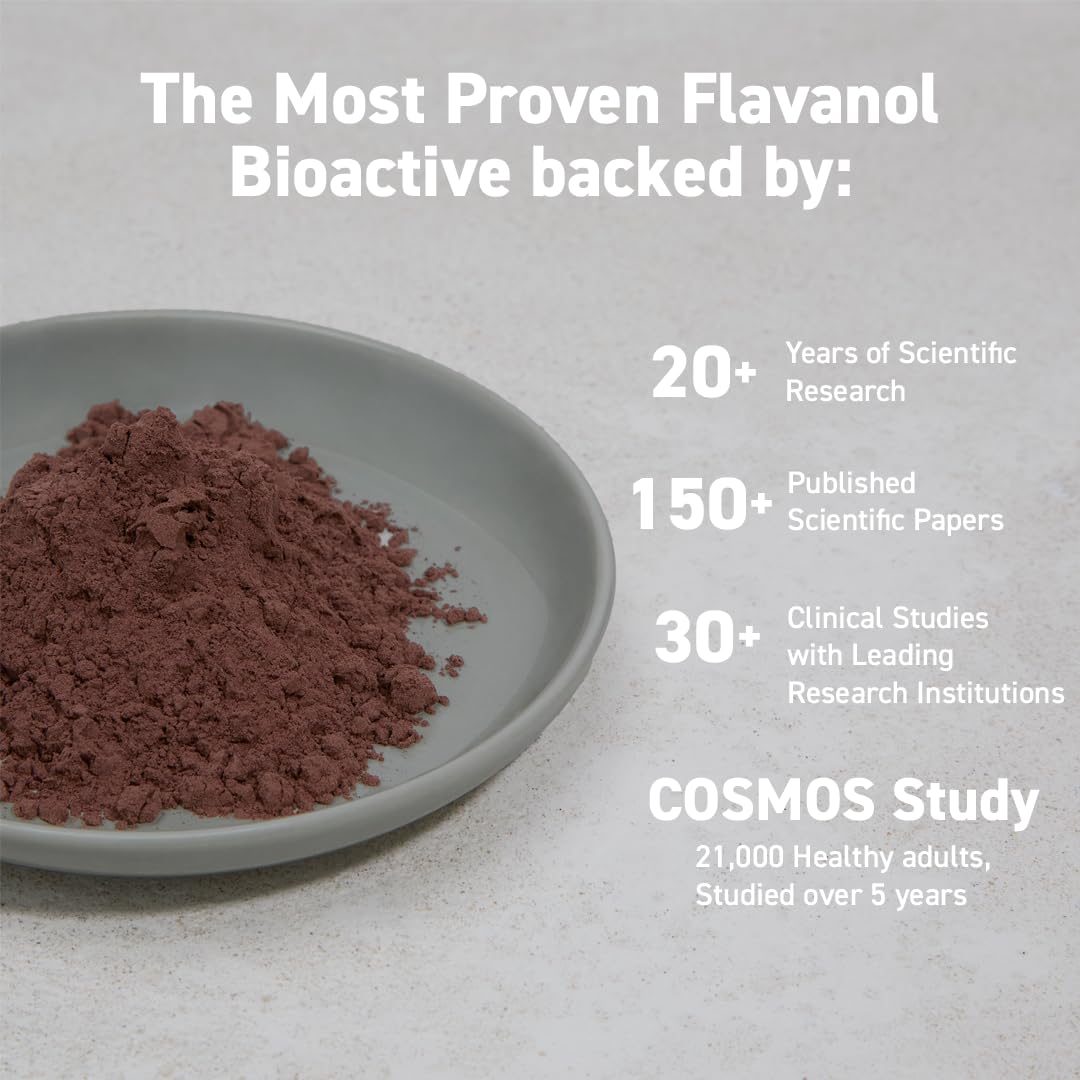 CocoaVia etiqueta con certificaciones NSF y vegan, pureza verificada