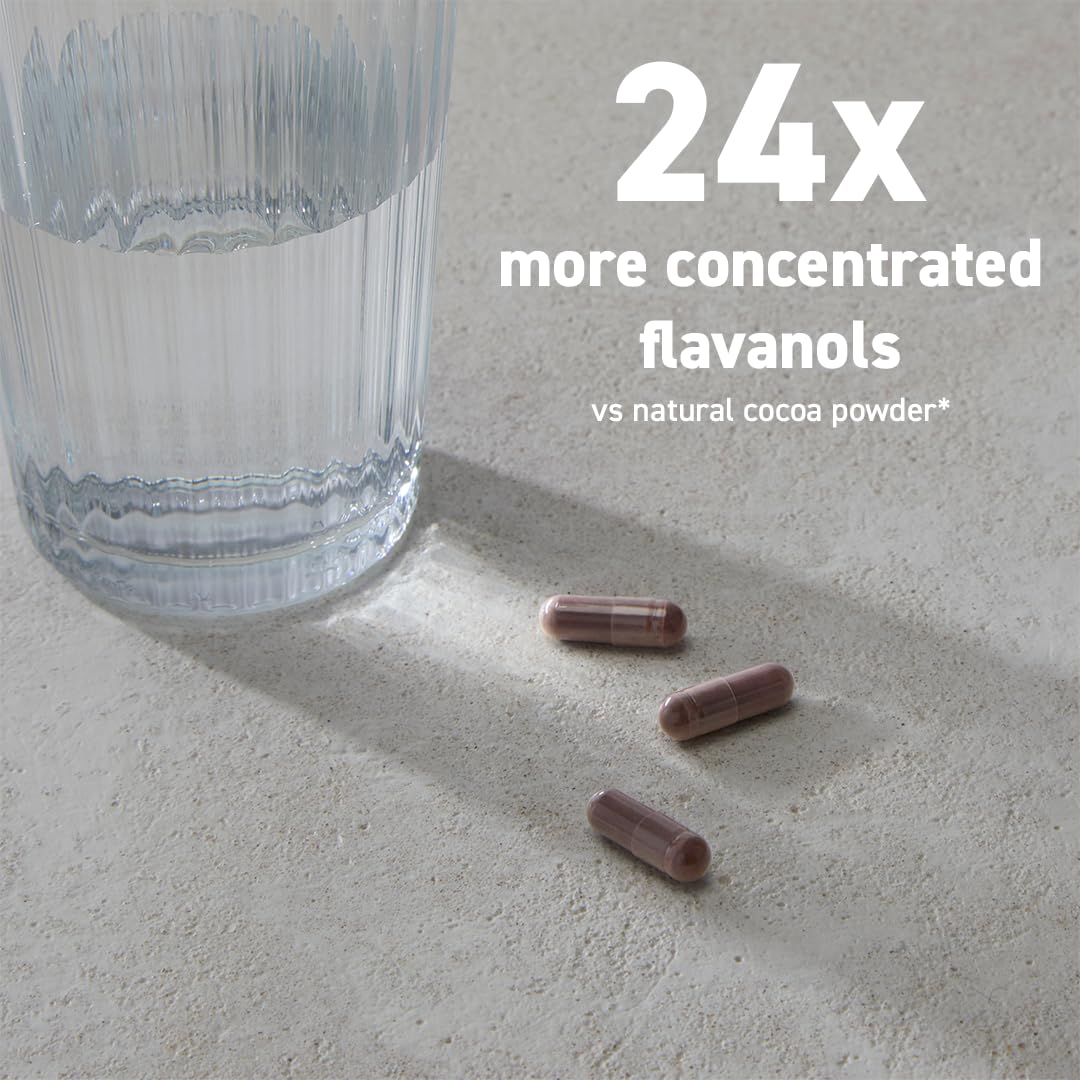CocoaVia Ultra etiqueta con instrucciones de uso claras y beneficios observados