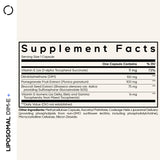 Codeage detalle de cápsula liposomal mostrando textura y protección