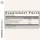 Codeage detalle de cápsulas resaltando textura y entrega liposomal eficiente
