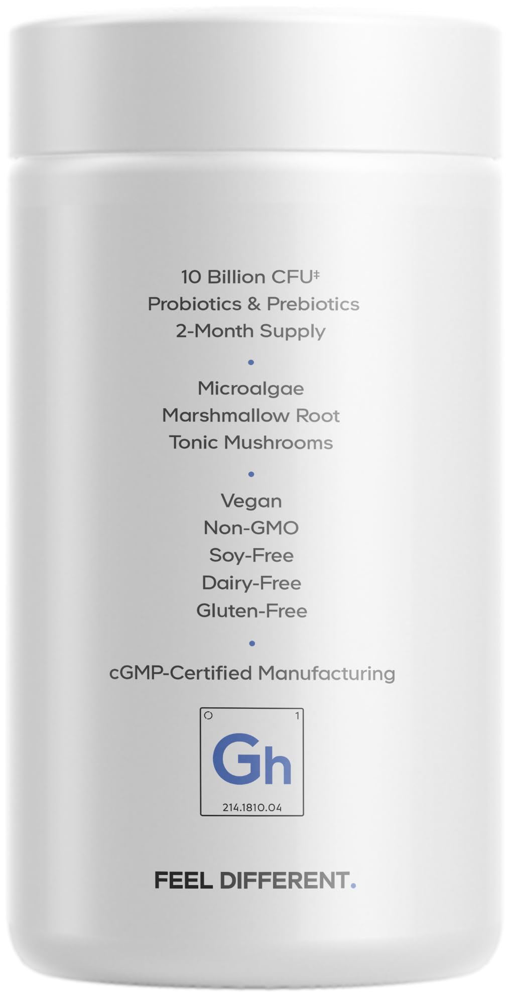 Codeage sello cGMP y certificado enfatizando control de calidad