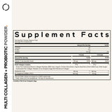 Cucharada con polvo Codeage Multi Collagen destacando fácil dosificación y mezcla