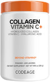 Codeage envase frontal mostrando colágeno hidrolizado y beneficios