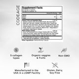 Codeage detalle de cápsulas apiladas destacando comodidad de uso