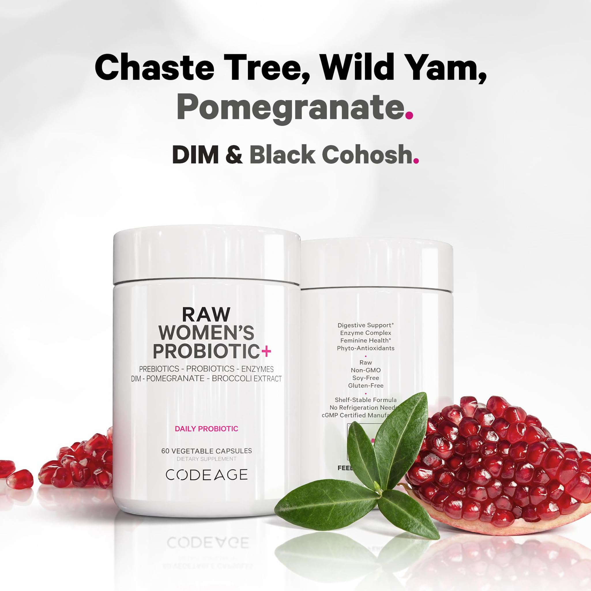 Codeage etiqueta nutricional visible mostrando ingredientes y transparencia