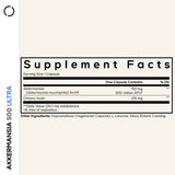Codeage etiqueta nutricional visible con 500M AFUs y ingredientes