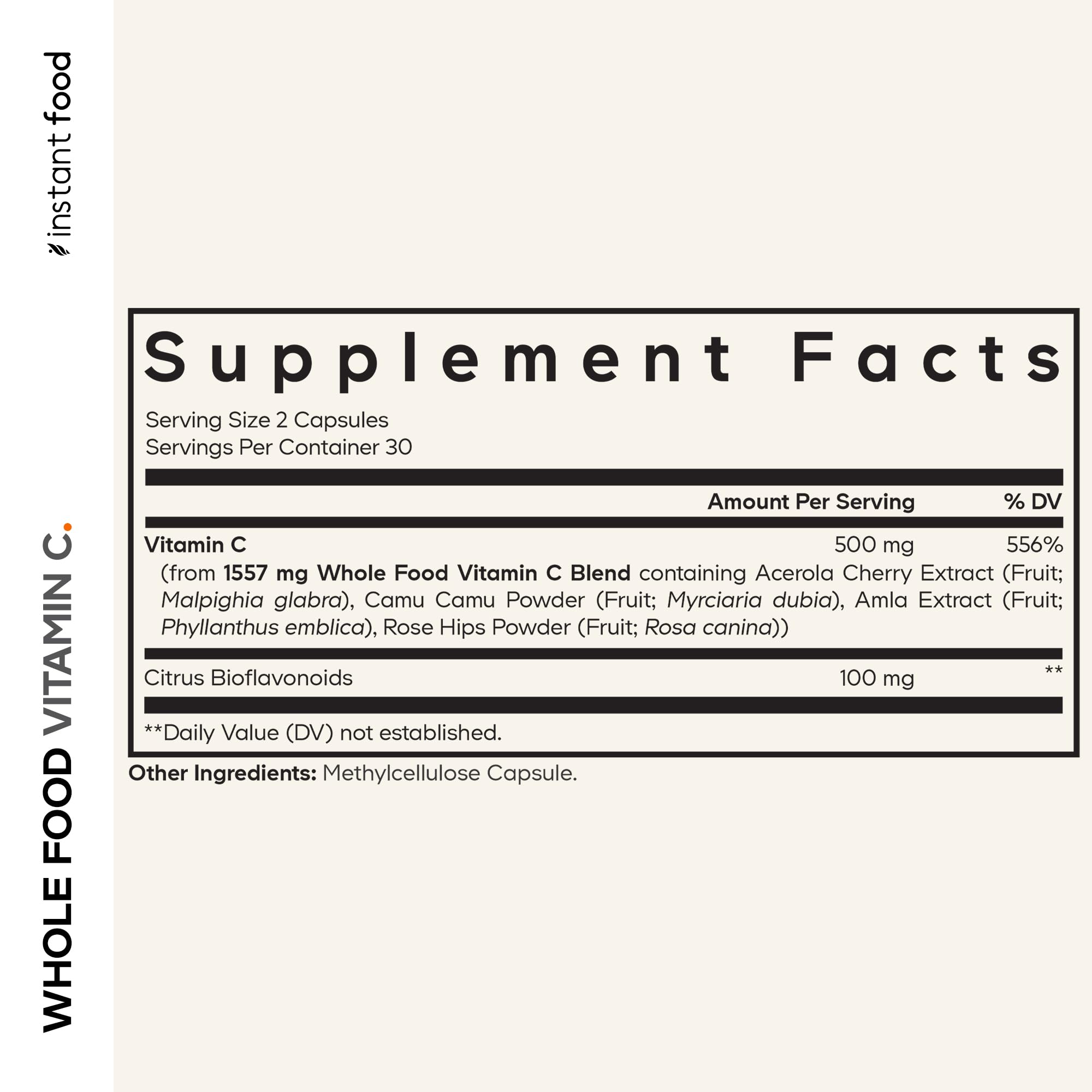 Codeage detalle de etiqueta con ingredientes y certificaciones para confianza