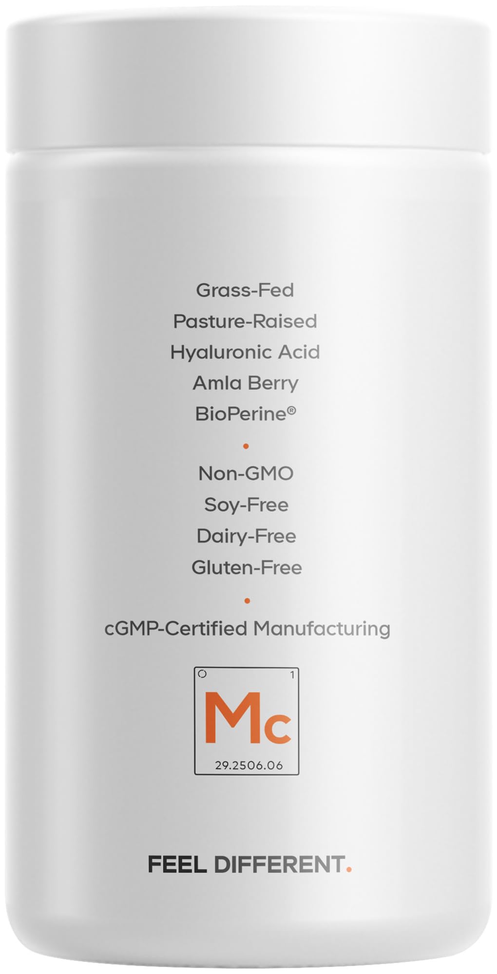Codeage sello cGMP en caja, garantía de manufactura y pureza