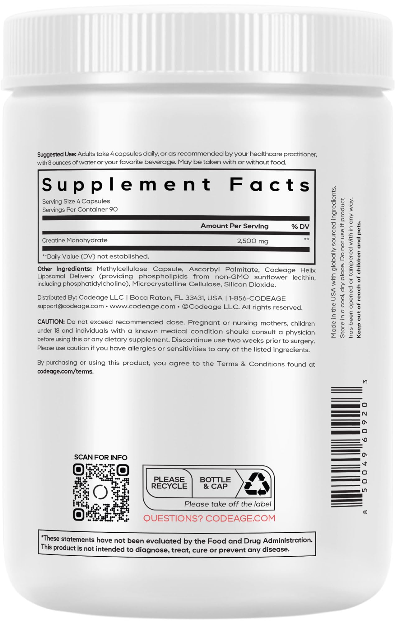 Codeage ingredientes de girasol señalando origen no-GMO y soporte