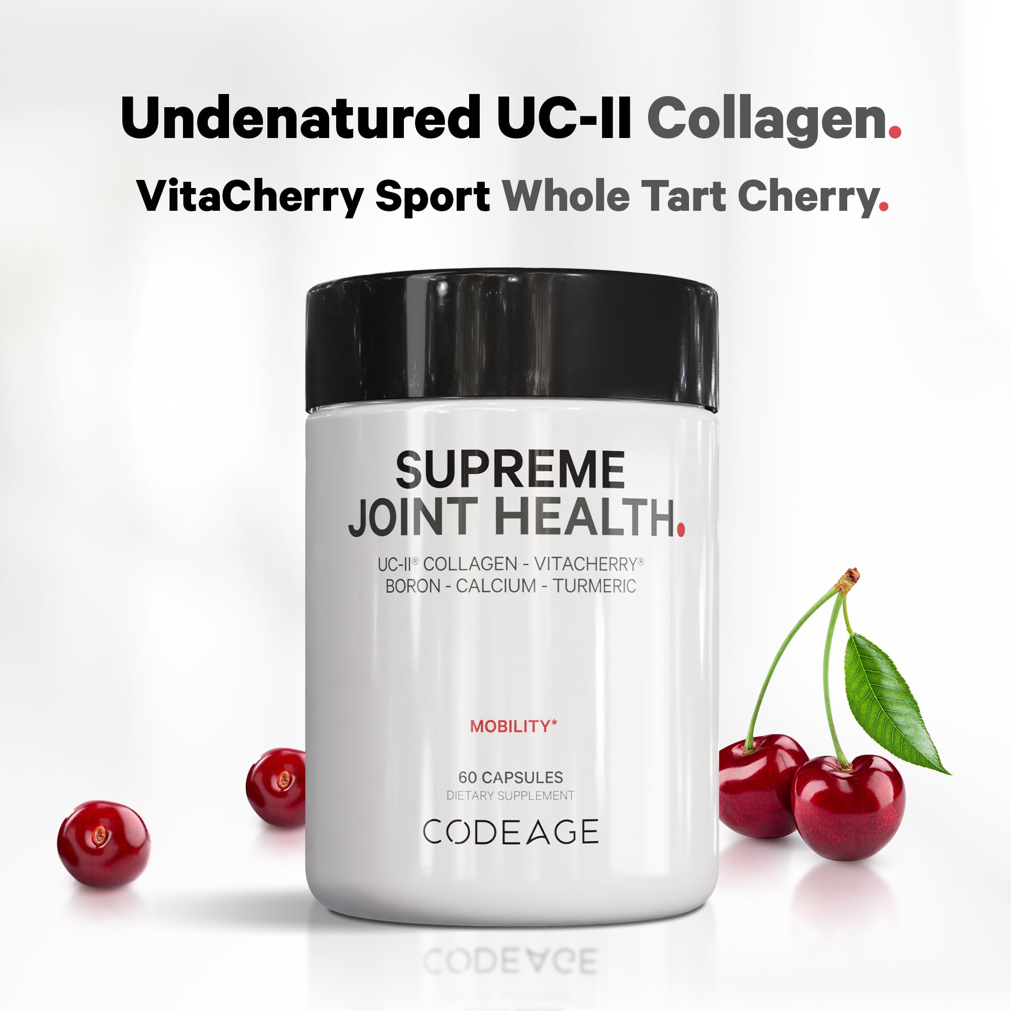 Codeage cerezas Montmorency VitaCherry Sport ilustrando el extracto