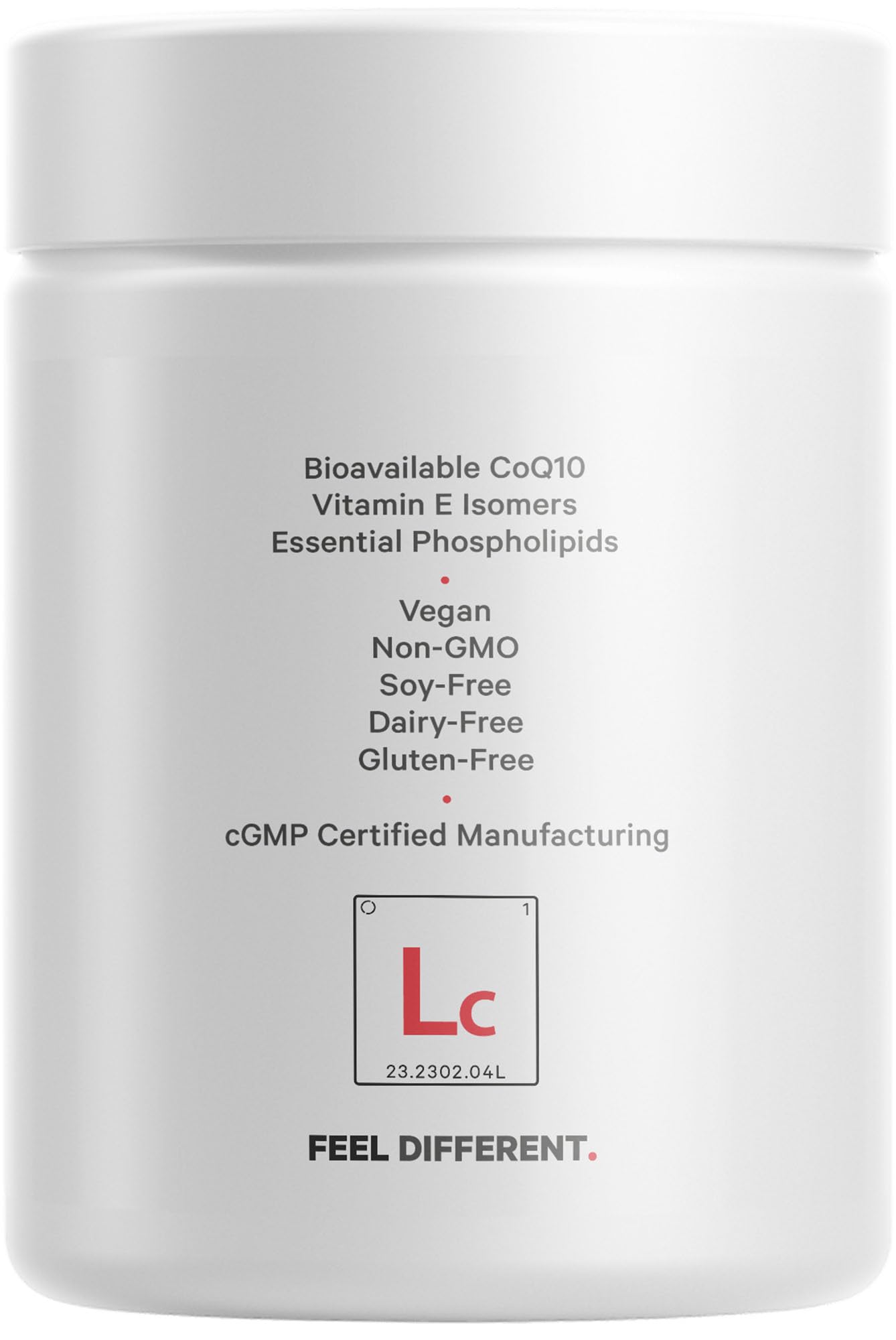 Codeage tocoferoles de vitamina E en primer plano para perfil