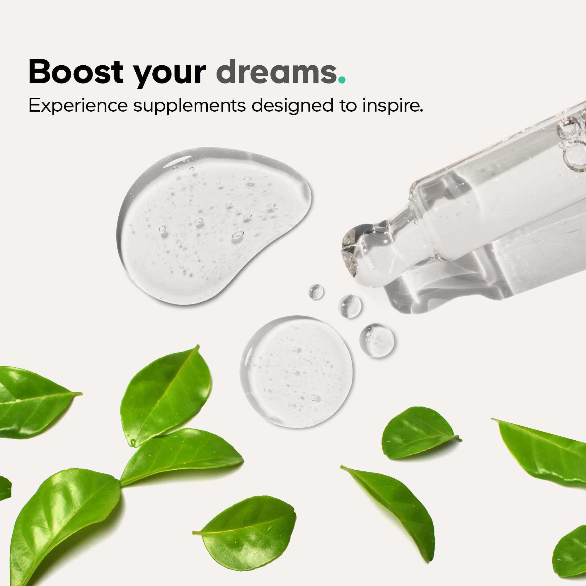 Codeage gota liposomal ilustrando cómo protege y mejora la absorción