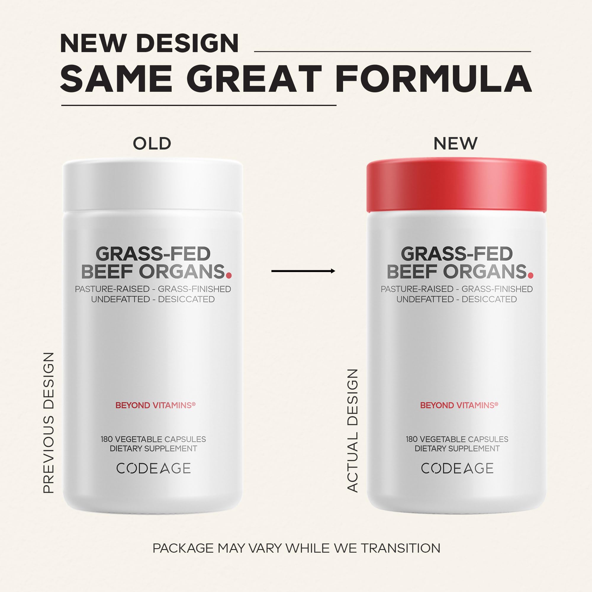 Codeage polvo liofilizado visible, conserva nutrientes naturales