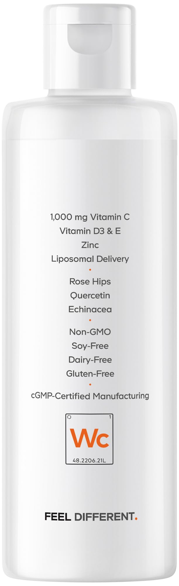 Codeage lateral del packaging con información de ingredientes y certificados
