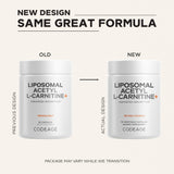 Codeage representación de liposomas y fosfolípidos, imagen que ilustra mayor estabilidad