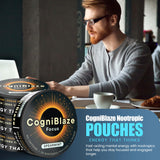 CogniBlaze detalle de la textura de una pouch, muestra material discreto y sin residuos